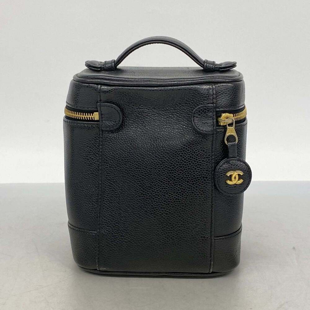 CHANEL Black Caviar Leather Vanity Bag - Picture 10 of 10